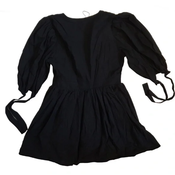 Showpo Black Cotton Dress - Picture 2 of 5